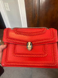 BVLGARI Serpenti Leather Handbag