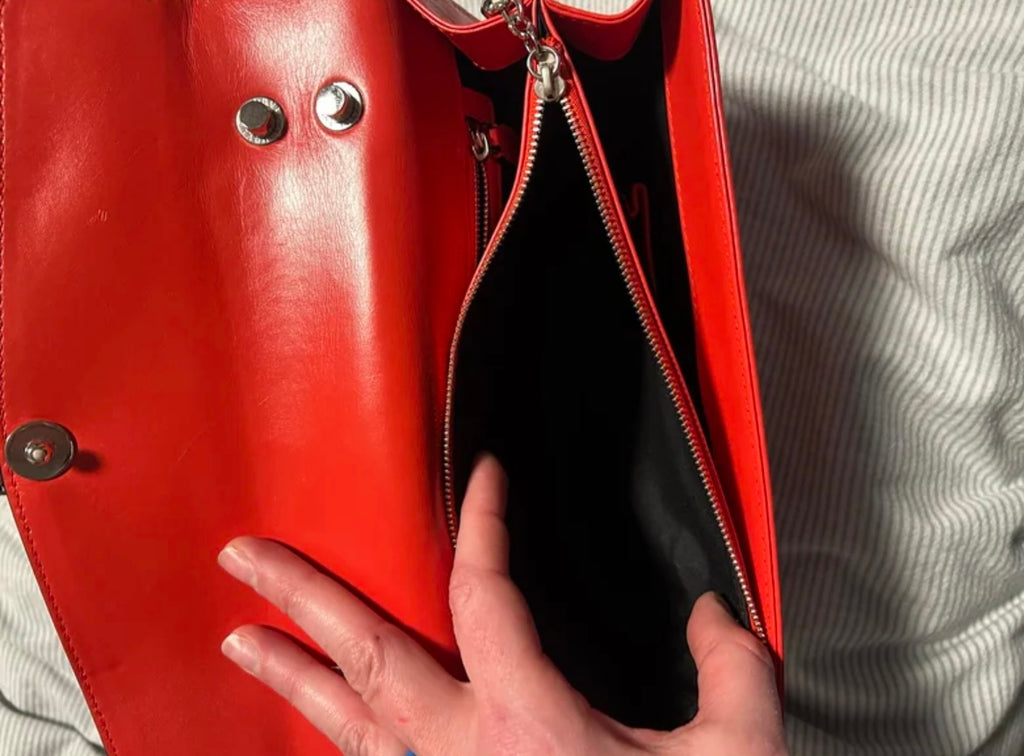 BVLGARI Serpenti Leather Handbag