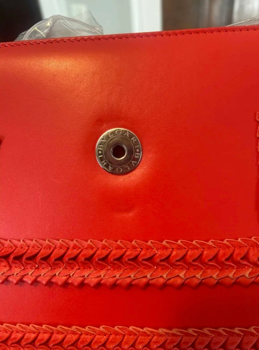 BVLGARI Serpenti Leather Handbag