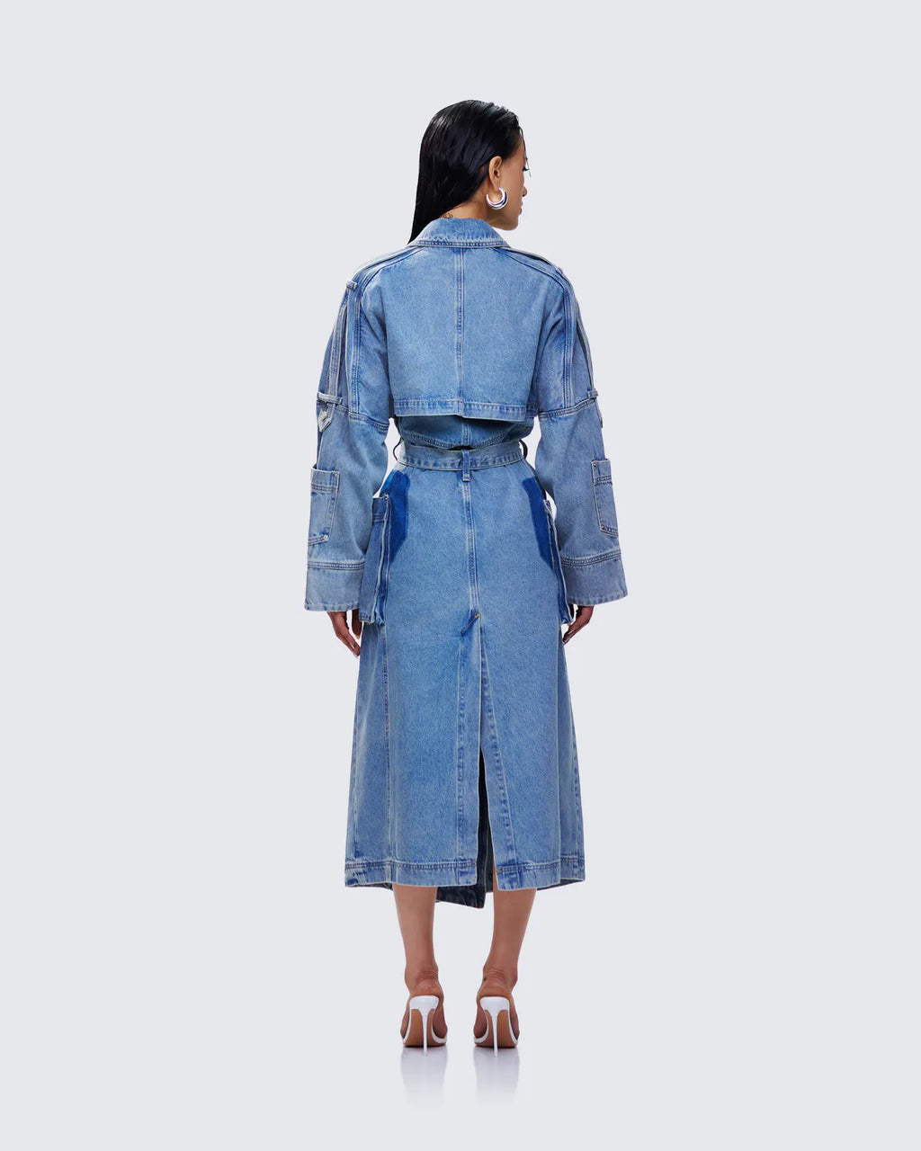 Denim Devotion Trench