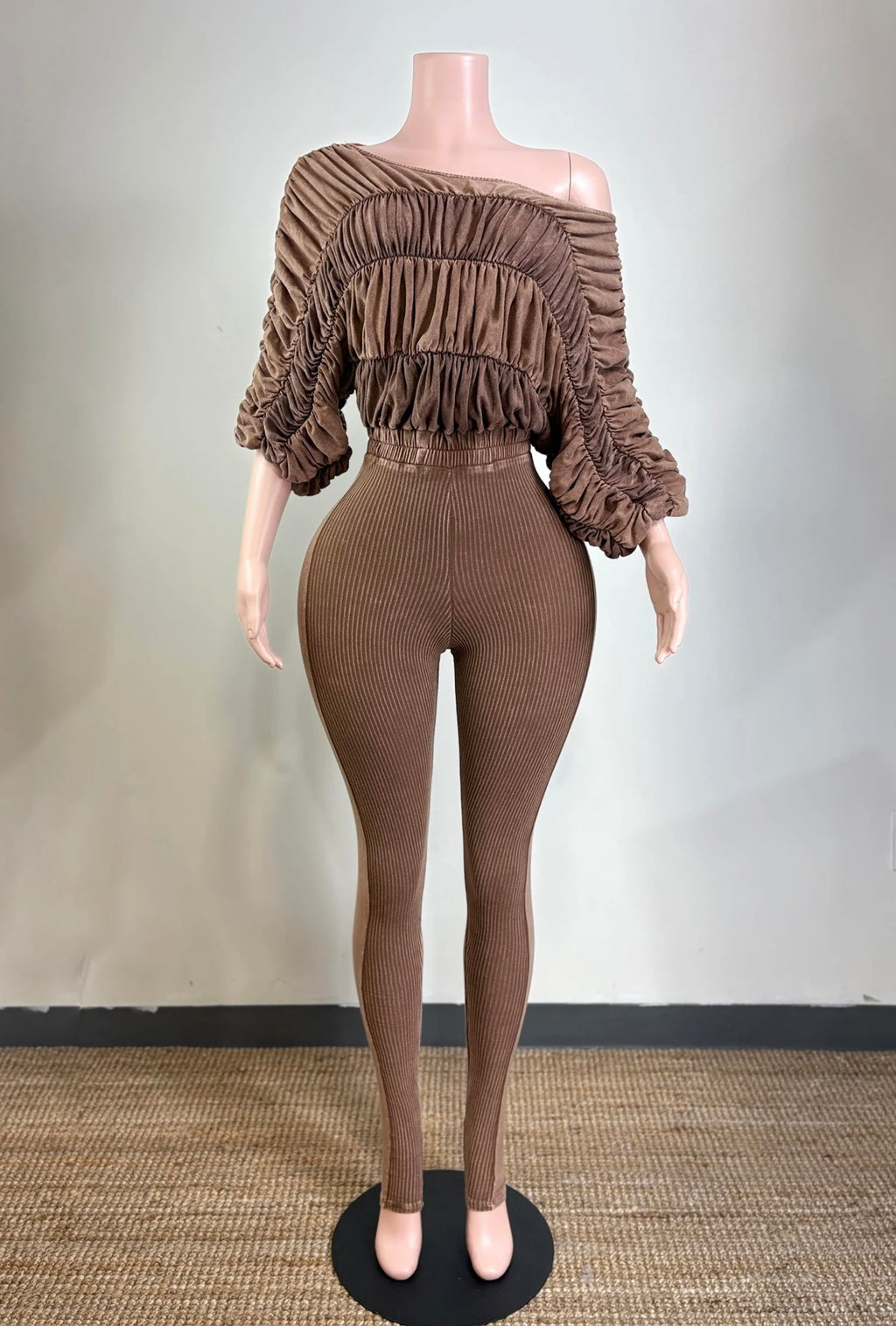 Ruche & Reveal Jumpsuit