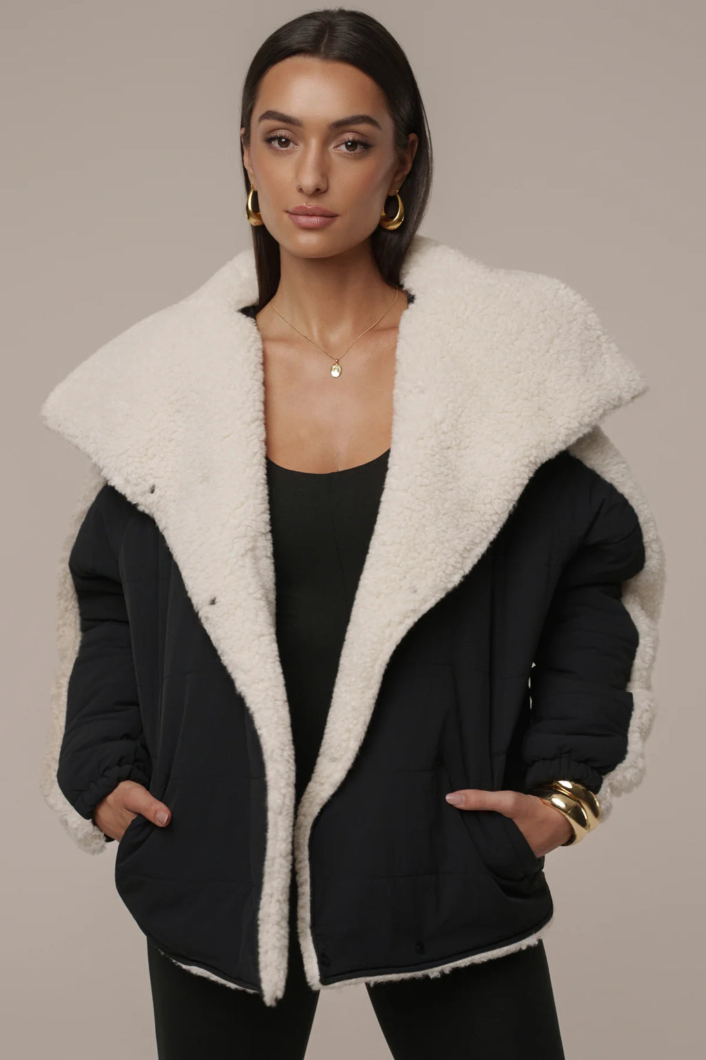 Snow Luxe Sherpa Coat