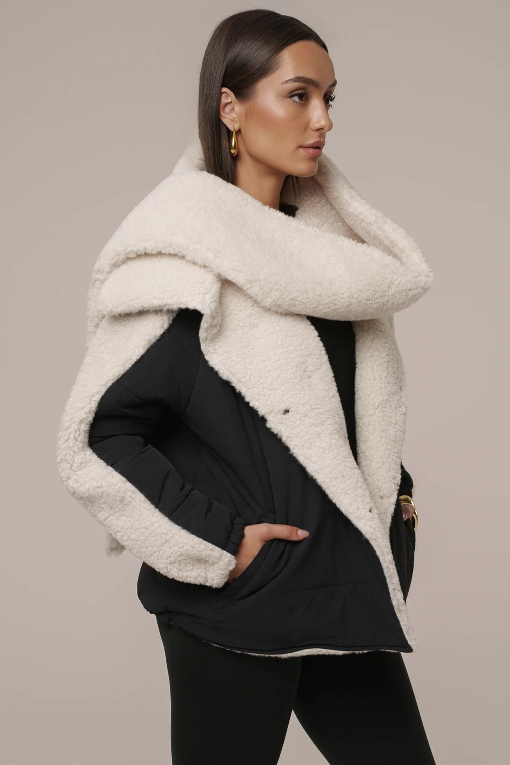 Snow Luxe Sherpa Coat